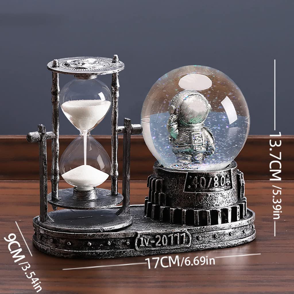 スワロフスキー クリスタル　砂時計 置物 手回し可能 スワロフスキー クリスタル砂時計 置物 手回し可能